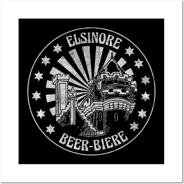 Vintage Elsinore Beer Canada Wall Art by Hand And Finger